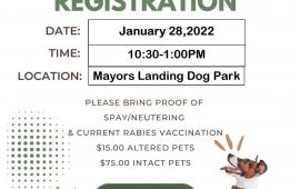 Mobile Pet Registration Event
