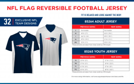 Flag Jersey Sizing Chart