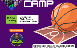 Grow with Ro youth basketball camp flyer