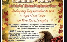 Community Thanksgiving Dinner information