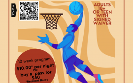 2025 Adult Basketball Flyer