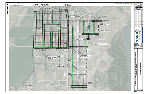 Green Acres Sewer Map