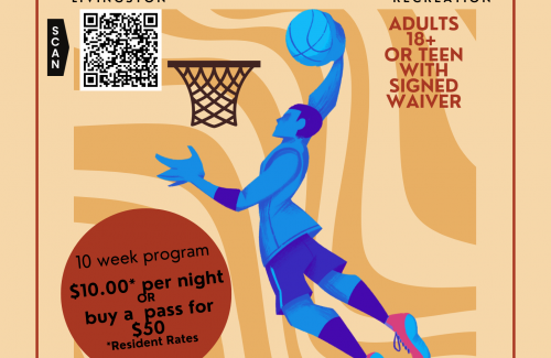 2025 Adult Basketball Flyer