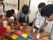 Japanese candle making