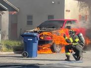 Car Fire South 2nd St