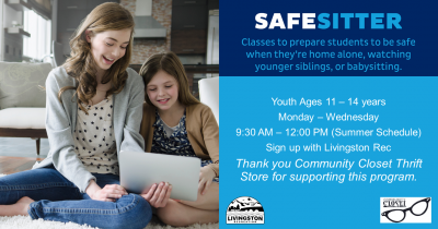Summer Safe Sitter Schedule