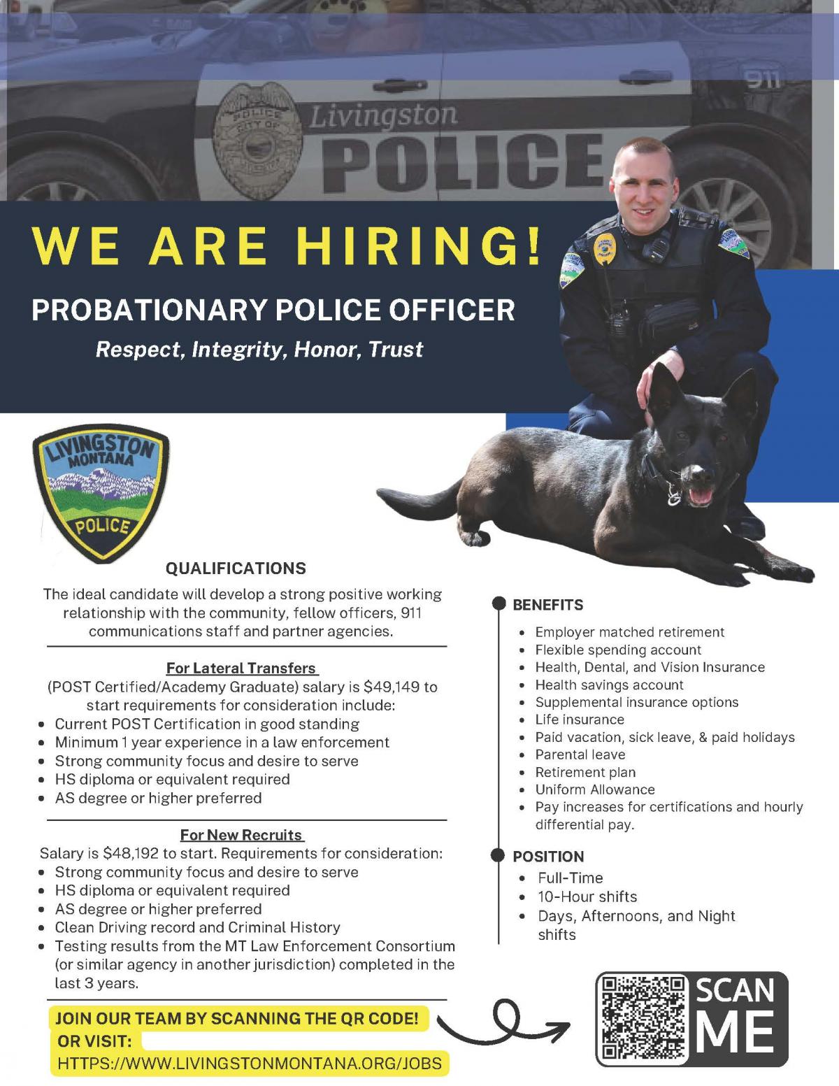 LPD Probationary Officer Flyer